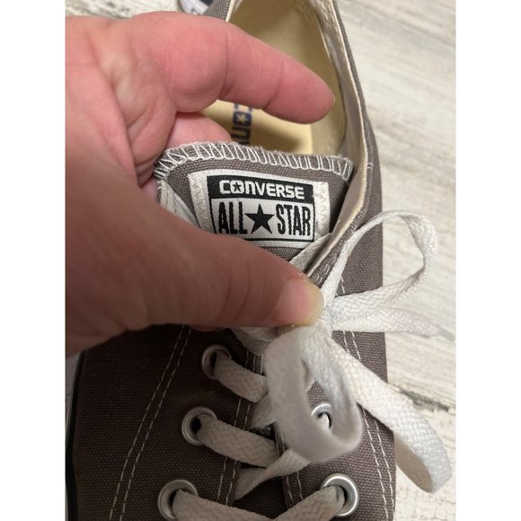 Converse Allstars gray white lace-up sneakers men’s size 7 women’s 9 - Picture 4 of 5